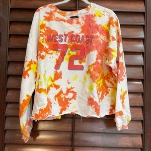 Tie-dye crewneck sweater❣️